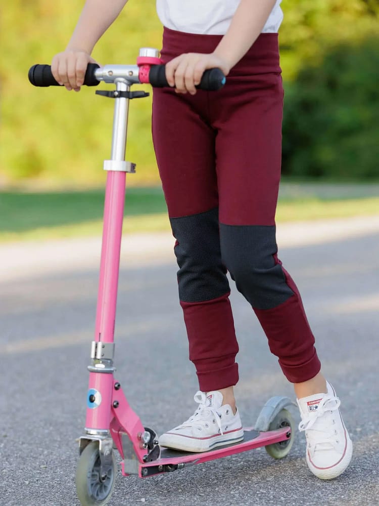 Girls' Thermoleggings  - Winter Cherry